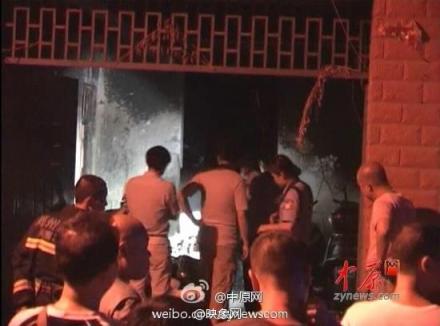 鄭州后河盧村居民樓火災
