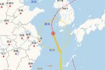 娜基莉最新動態 8月2日臺風娜基莉中心進入黃海