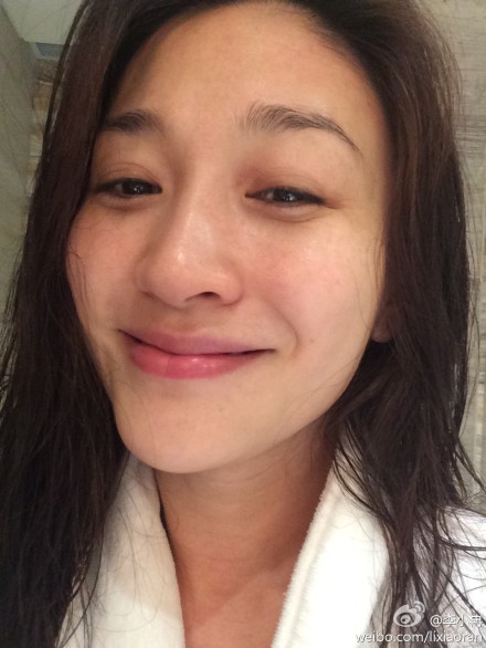 李小冉素顏圖片