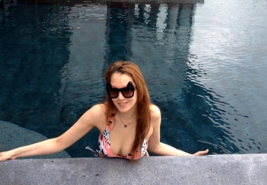 陳冠希姐姐陳見飛是個模特