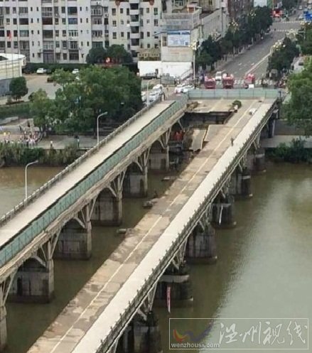 邵武大橋發(fā)生坍塌