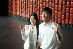 劉翔葛天婚后首度亮相 否認奉子成婚