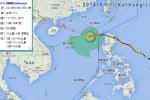 臺風海鷗最新動態 向海南沿海逼近強度還在加強