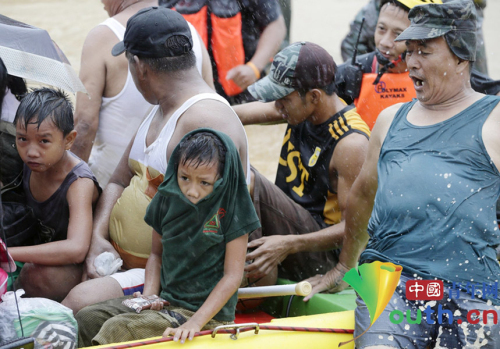 鳳凰登陸菲律賓首都及周邊城市被淹