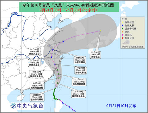 臺風(fēng)鳳凰最新預(yù)報圖