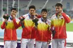 亞運會男子4x100米接力 中國隊破亞洲記錄