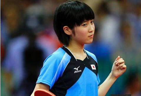 日本00后女乒蘿莉走紅