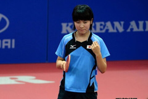 日本00后女乒蘿莉走紅