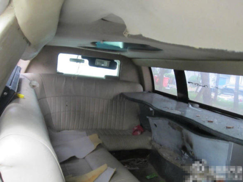 寧波加長林肯車廢棄