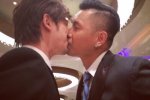 黑人陳柏霖接吻 在林依晨訂婚宴上好激情