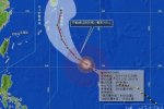 臺風巴蓬已加強為強臺風 距離溫州還很遠