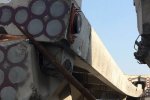 溫州甌海在建高架橋坍塌 一名電焊工被埋