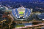 日本奧運(yùn)主場館像烏龜 像是等待被水淹