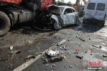 合淮阜高速車禍 70車追尾致2死20多人受傷