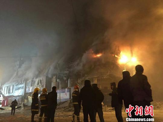 哈爾濱倉庫大火復(fù)燃