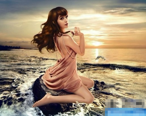 范冰冰日月人魚造型