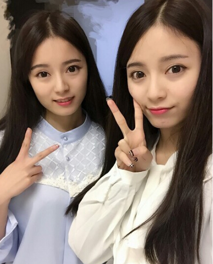 四川雙胞胎姐妹花走紅