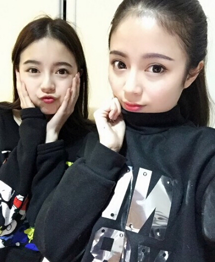 四川雙胞胎姐妹花走紅