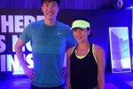 劉翔被傳婚變后露面微笑不回應婚變傳聞
