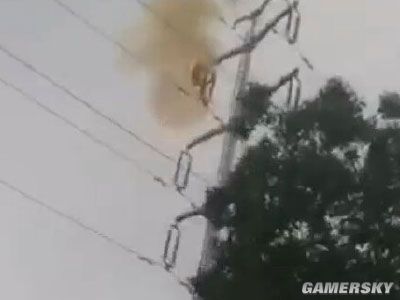 男子爬高壓線觸電身亡