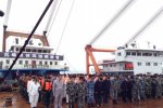 沉船現場悼念活動