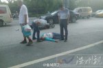 鹽城車禍 7月29日鹽城迎賓路發(fā)生車禍一名女子受傷