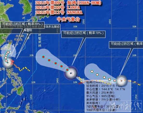 臺(tái)風(fēng)燦鴻路徑
