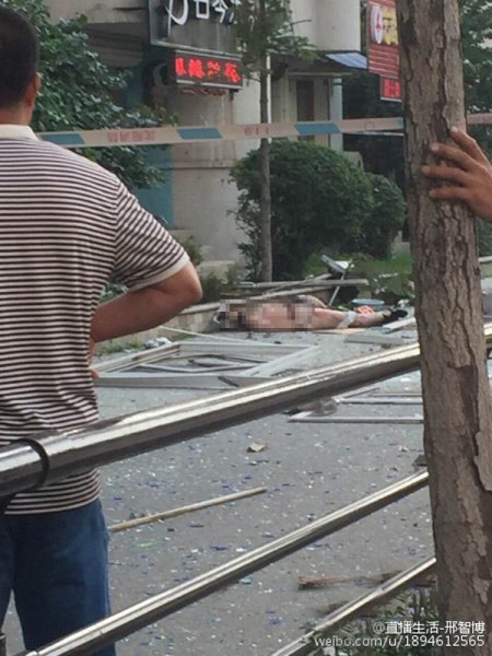 沈陽居民樓燃氣爆炸事故現場