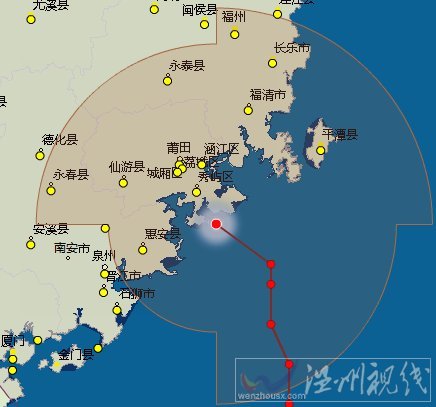 臺風(fēng)蘇迪羅登陸莆田