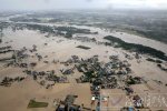 日本洪澇災情 9月11日日本河水決堤已致3人死亡