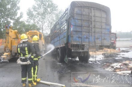 宜春高安國道交通事故現場