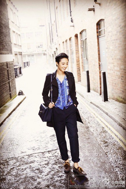 桂綸鎂剪短發的樣子