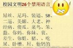 小學禁用網絡用語 廣東中山紀中三鑫凱茵小學文明先
