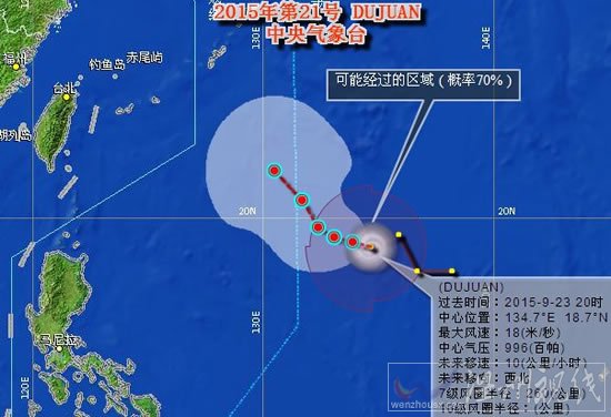 杜鵑臺風路徑