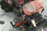 洛陽新安超載運煤車貨車墜橋