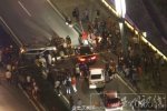 重慶北濱路車禍 昨晚在北濱路一越野車失控致兩人受