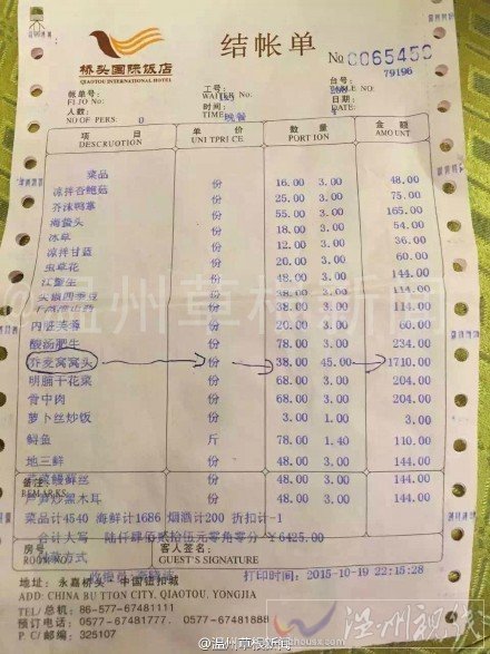 溫州天價(jià)窩窩頭事件真相