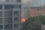 大連中山路一居民樓發生大火