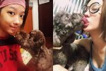 黃子佼女友孟耿如與愛(ài)犬舌吻 美女和愛(ài)犬舌吻太惡心