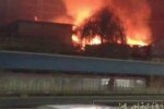 保定五四路地道橋附近發生火災