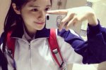 廣東最美?；?廣東高中生曬自拍獲贊最美?；? class=
