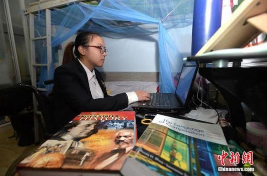 無腿女孩被錄取