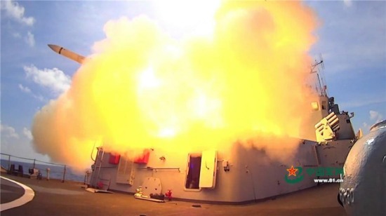 中國(guó)海軍三大艦隊(duì)南海軍事演習(xí)