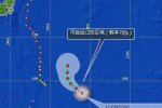 第6號臺風康森生成 臺風路徑預報對我國沒有影響