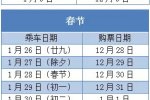 2017春運開始時間1月13日