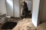 差3米就挖到銀行 保安意外發現地道