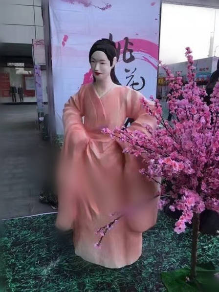 三生三世蠟像辣眼