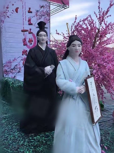 三生三世蠟像辣眼