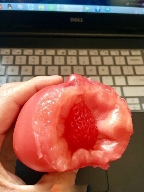 西紅柿里吃出草莓
