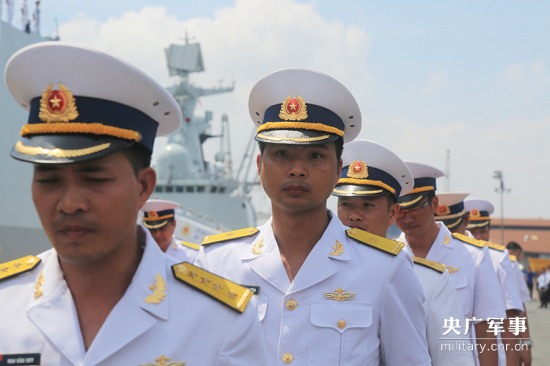 中國海軍抵達(dá)越南